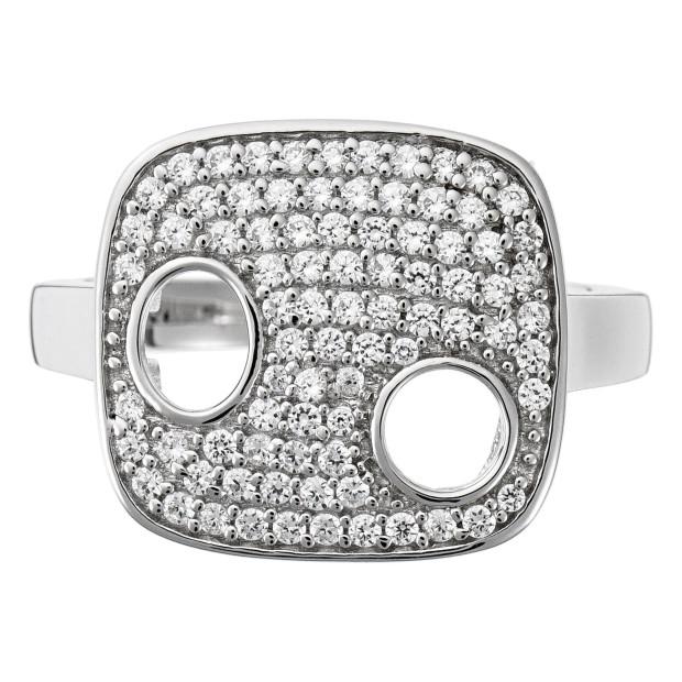 Orphelia Orphelia® Women's Sterling Silver Ring - Silver ZR-3829