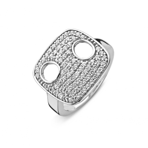 orphelia Orphelia® Women's Sterling Silver Ring - Silver ZR-3829