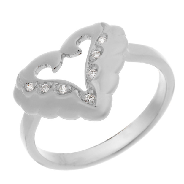 orphelia Orphelia® Women's Sterling Silver Ring - Silver ZR-3936