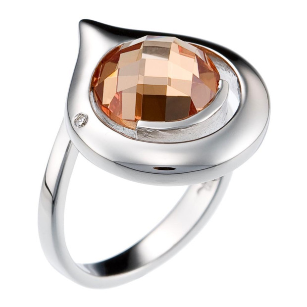 orphelia Orphelia® Women's Sterling Silver Ring - Silver ZR-3714