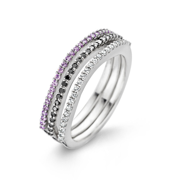 Orphelia Orphelia® Women's Sterling Silver Ring - Silver ZR-3763-2