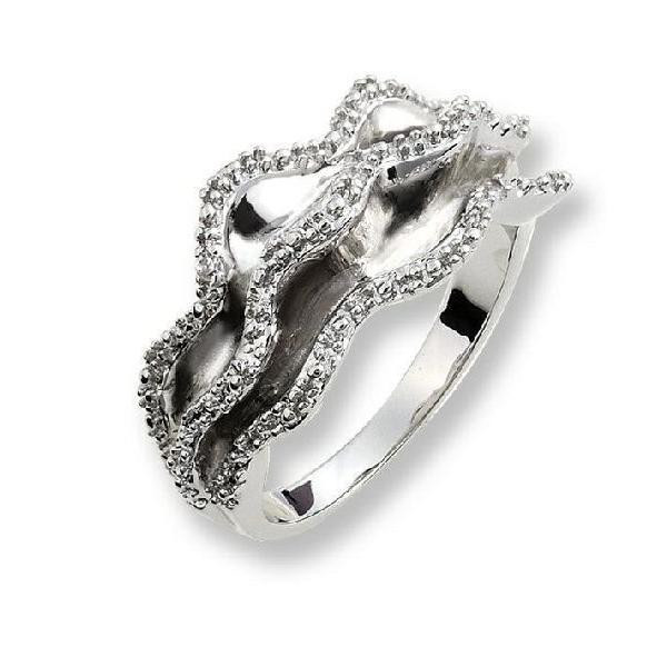 orphelia Orphelia® Women's Sterling Silver Ring - Silver ZR-3509
