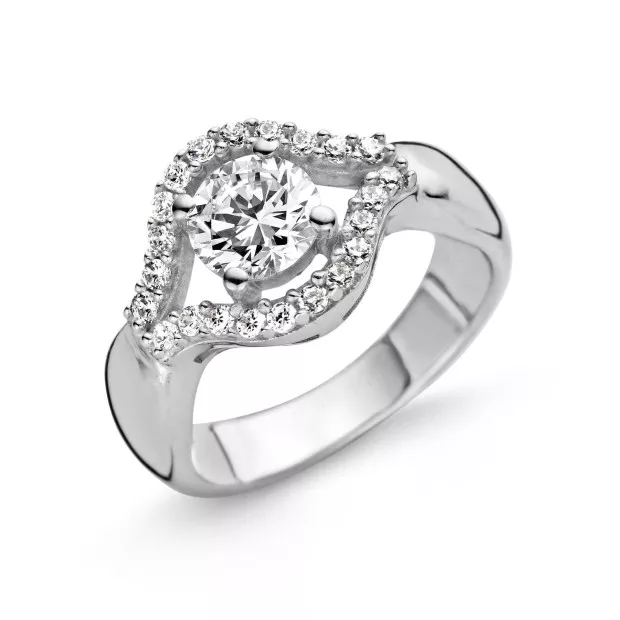 Orphelia Orphelia® Women's Sterling Silver Ring - Silver ZR-3863