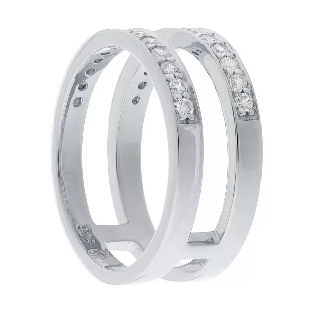 Orphelia Orphelia® Women's Sterling Silver Ring - Silver ZR-7124