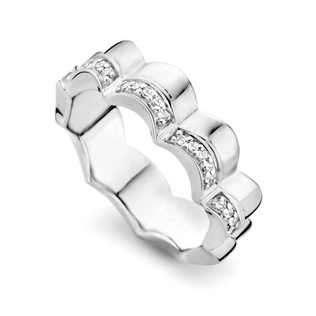 orphelia Orphelia® Women's Sterling Silver Ring - Silver ZR-7127