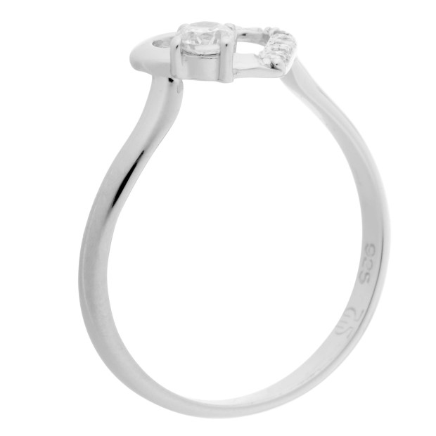 Orphelia Orphelia® Women's Sterling Silver Ring - Silver ZR-7080