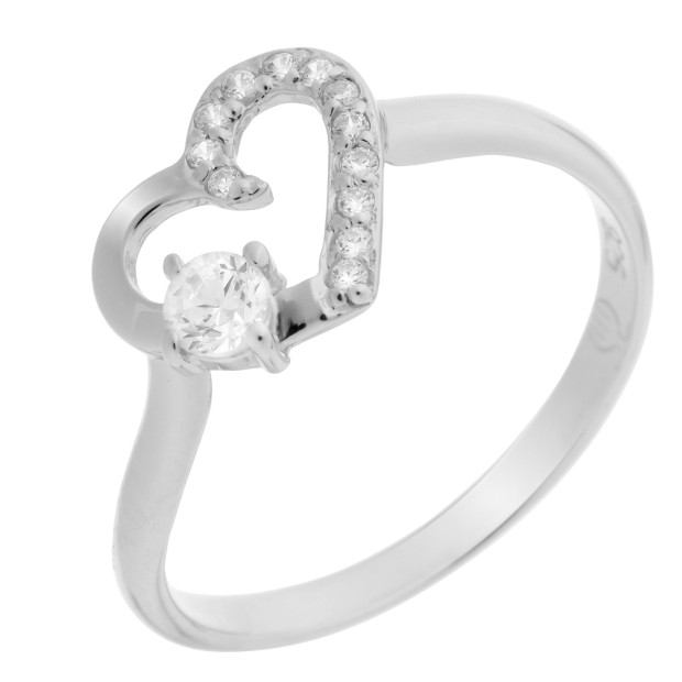orphelia Orphelia® Women's Sterling Silver Ring - Silver ZR-7080