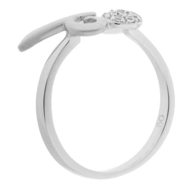 Orphelia Orphelia® Women's Sterling Silver Ring - Silver ZR-7088