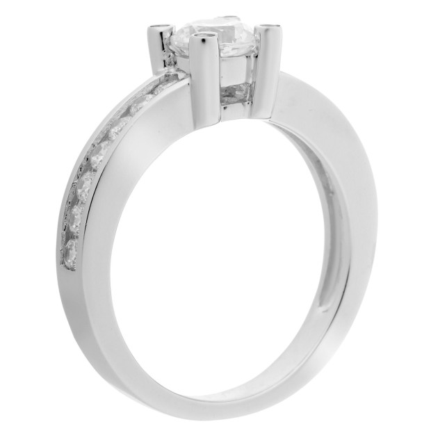Orphelia Orphelia® Women's Sterling Silver Ring - Silver ZR-7033
