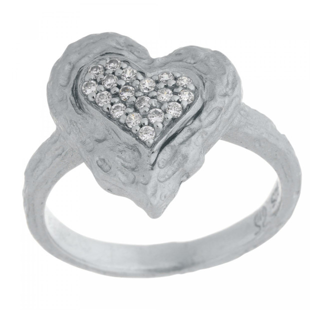 Orphelia Orphelia® Women's Sterling Silver Ring - Silver ZR-7082