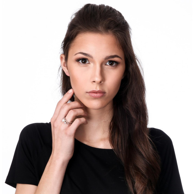 Orphelia Orphelia® Women's Sterling Silver Ring - Silver ZR-7119