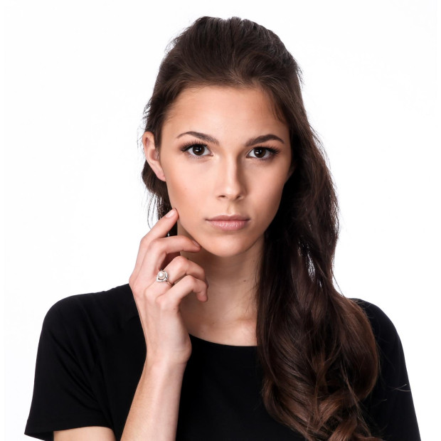 Orphelia Orphelia® Women's Sterling Silver Ring - Silver ZR-7115