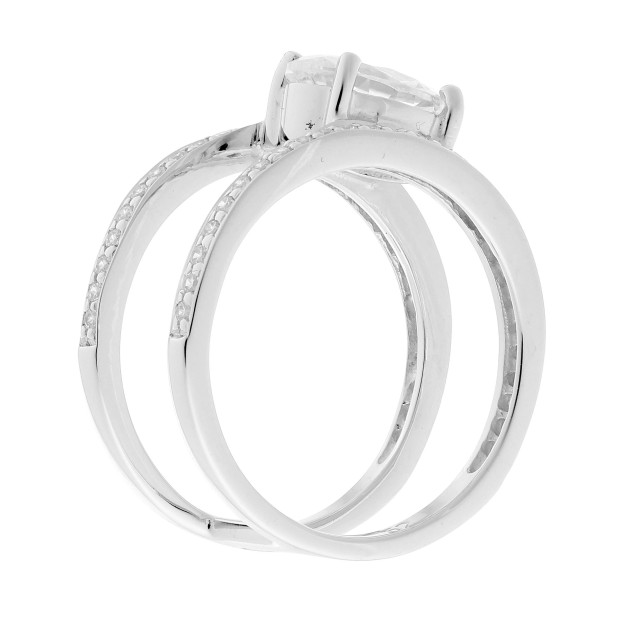 Orphelia Orphelia® Women's Sterling Silver Ring - Silver ZR-7122