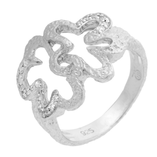 Orphelia Orphelia® Women's Sterling Silver Ring - Silver ZR-7077