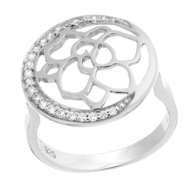 Orphelia Orphelia® Women's Sterling Silver Ring - Silver ZR-7089