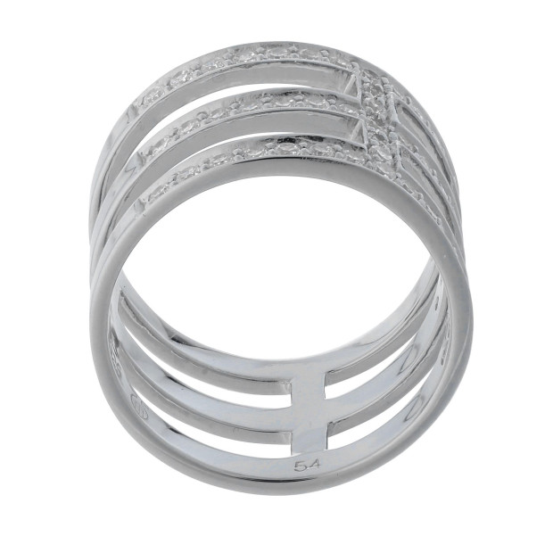 Orphelia Orphelia® Women's Sterling Silver Ring - Silver ZR-7125