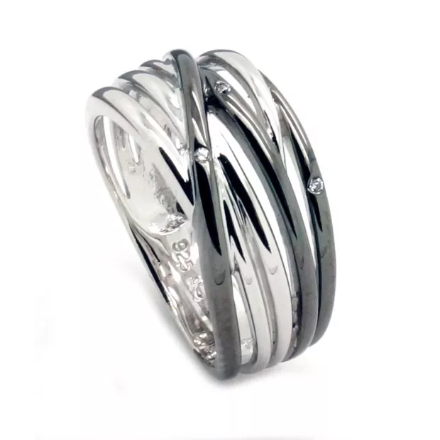 orphelia Orphelia® Women's Sterling Silver Ring - Silver ZR-6038/2