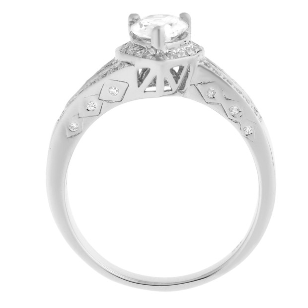Orphelia Orphelia® Women's Sterling Silver Ring - Silver ZR-3524
