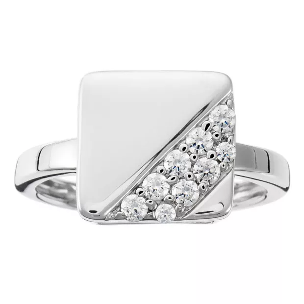Orphelia Orphelia® Women's Sterling Silver Ring - Silver ZR-3591