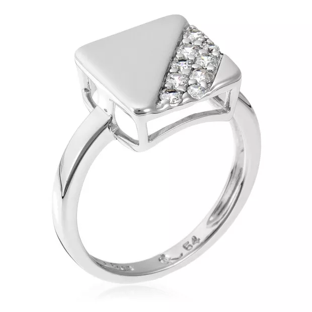 orphelia Orphelia® Women's Sterling Silver Ring - Silver ZR-3591