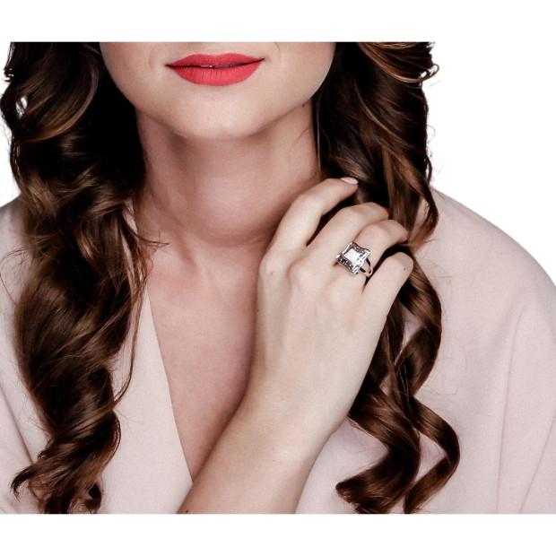 Orphelia Orphelia® Women's Sterling Silver Ring - Silver ZR-6055