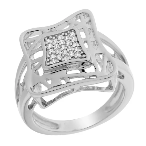 orphelia Orphelia® Women's Sterling Silver Ring - Silver ZR-6055