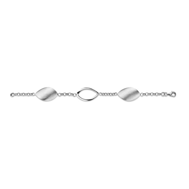 Orphelia Orphelia® Women's Sterling Silver Set: Bracelet + Earrings - Silver SET-020