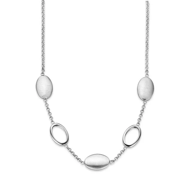 Orphelia Orphelia® Women's Sterling Silver Set: Chain + Bracelet - Silver SET-017