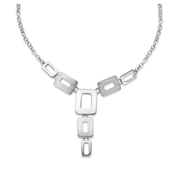 Orphelia Orphelia® Women's Sterling Silver Set: Chain + Bracelet - Silver SET-023