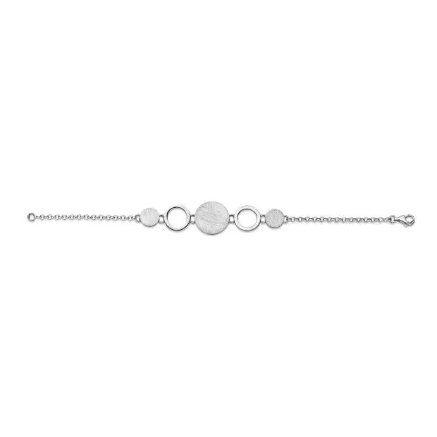 Orphelia Orphelia® Women's Sterling Silver Set: Chain + Bracelet - Silver SET-021