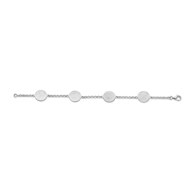 Orphelia Orphelia® Women's Sterling Silver Set: Chain + Bracelet - Silver SET-045
