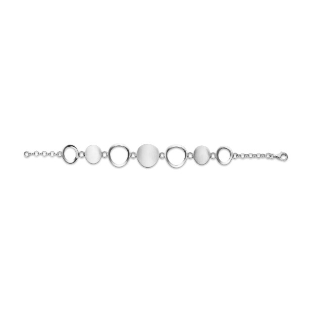 Orphelia Orphelia® Women's Sterling Silver Set: Chain + Bracelet - Silver SET-025