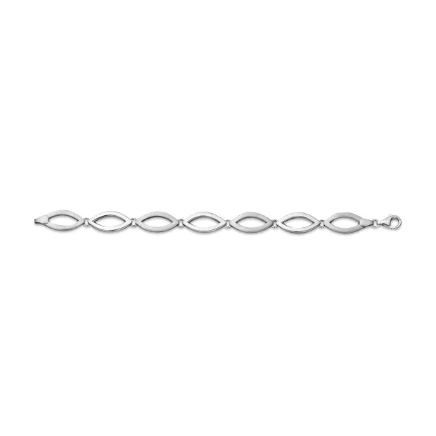 Orphelia Orphelia® Women's Sterling Silver Set: Chain + Bracelet - Silver SET-039