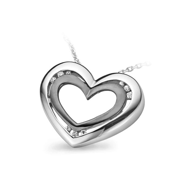 Orphelia Orphelia® Women's Sterling Silver Set: Chain-Pendant + Earrings - Silver SET-5012