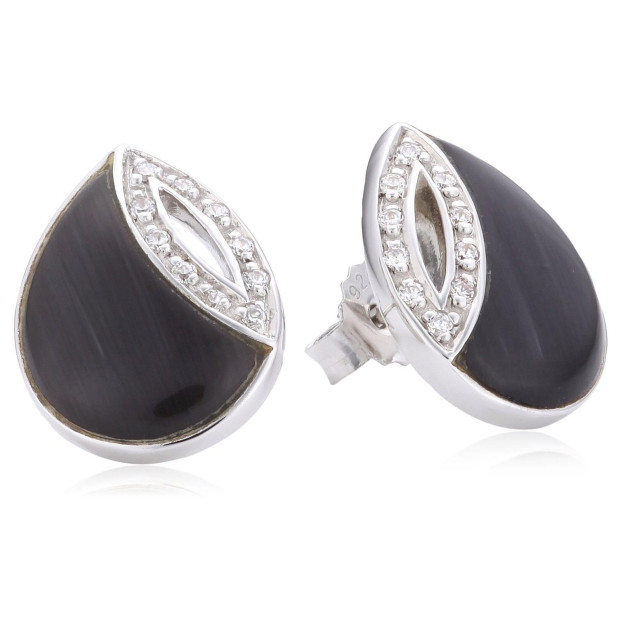 Orphelia Orphelia® Women's Sterling Silver Set: Chain-Pendant + Earrings - Silver SET-5929