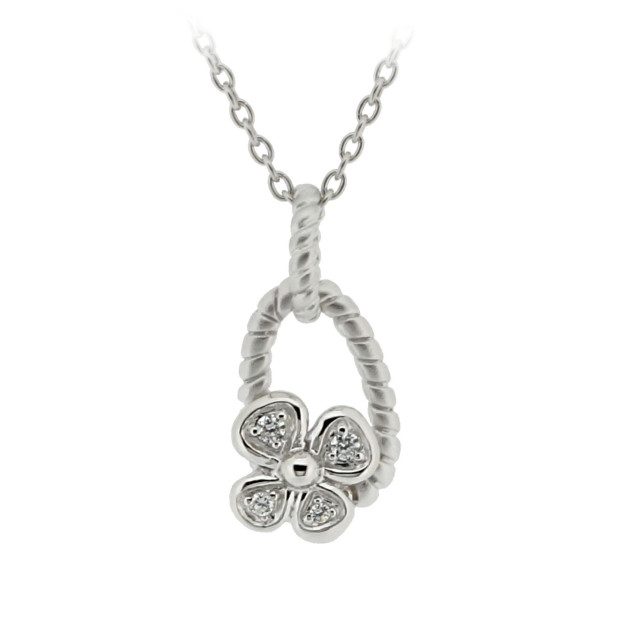 Orphelia Orphelia® Women's Sterling Silver Set: Chain-Pendant + Earrings - Silver SET-6020