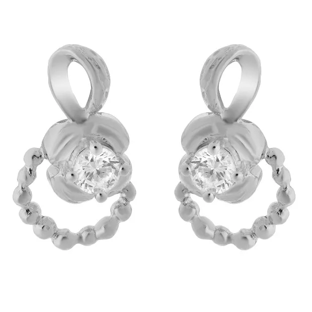 Orphelia Orphelia® Women's Sterling Silver Set: Chain-Pendant + Earrings - Silver SET-5236