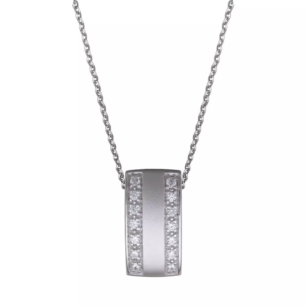 Orphelia Orphelia® Women's Sterling Silver Set: Chain-Pendant + Earrings - Silver SET-5913