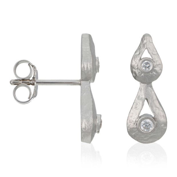 Orphelia Orphelia® Women's Sterling Silver Set: Chain-Pendant + Earrings - Silver SET-5253