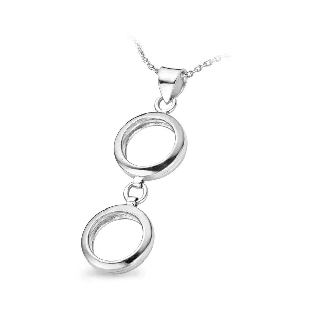Orphelia Orphelia® Women's Sterling Silver Set: Chain-Pendant + Earrings - Silver SET-5065
