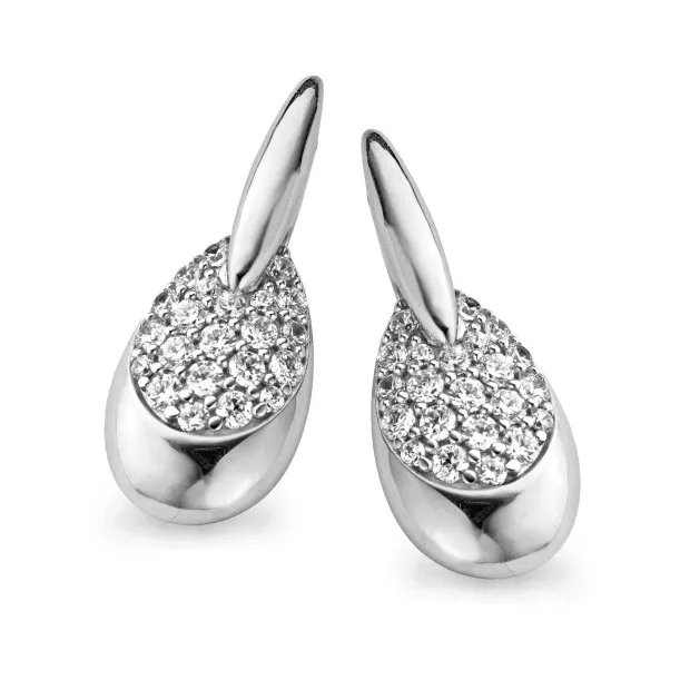 Orphelia Orphelia® Women's Sterling Silver Set: Chain-Pendant + Earrings - Silver SET-5141