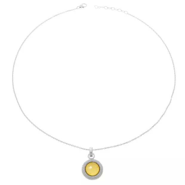 Orphelia Orphelia® Women's Sterling Silver Set: Chain-Pendant + Earrings - Silver SET-6041/2