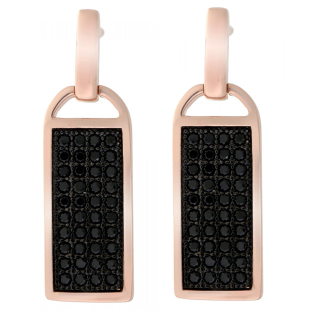 Orphelia Orphelia® Women's Sterling Silver Set: Chain-Pendant + Earrings - Rose SET-6045