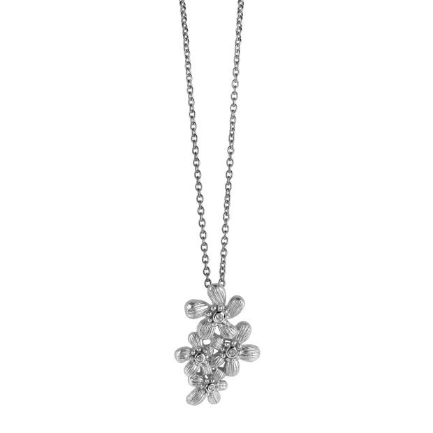 Orphelia Orphelia® Women's Sterling Silver Set: Chain-Pendant + Earrings - Silver SET-6026