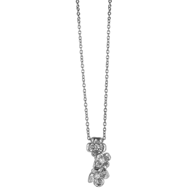 Orphelia Orphelia® Women's Sterling Silver Set: Chain-Pendant + Earrings - Silver SET-6018