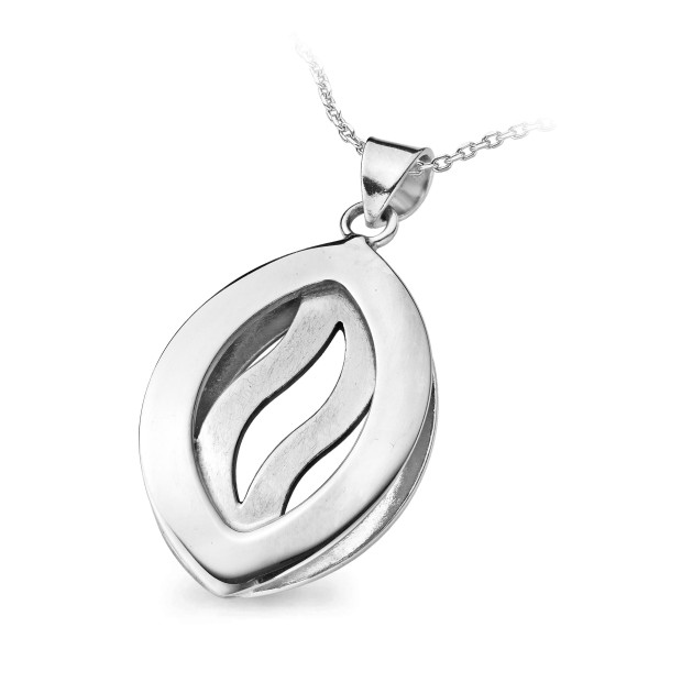 Orphelia Orphelia® Women's Sterling Silver Set: Chain-Pendant + Earrings - Silver SET-5067