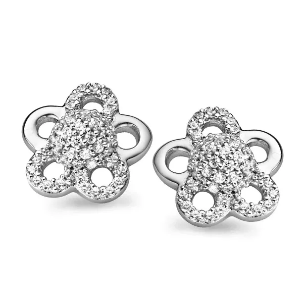 Orphelia Orphelia® Women's Sterling Silver Set: Chain-Pendant + Earrings - Silver SET-5096