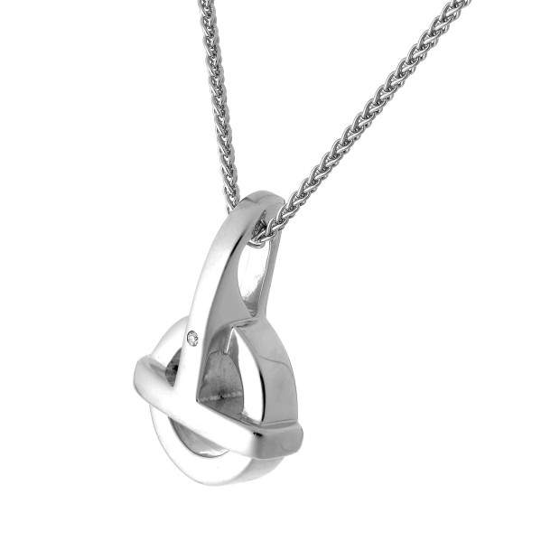 Orphelia Orphelia® Women's Sterling Silver Set: Chain-Pendant + Earrings - Silver SET-5677
