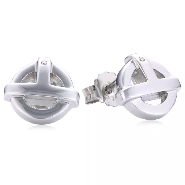 Orphelia Orphelia® Women's Sterling Silver Set: Chain-Pendant + Earrings - Silver SET-5677