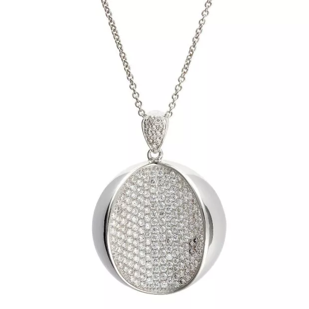 Orphelia Orphelia® Women's Sterling Silver Set: Chain-Pendant + Earrings - Silver SET-5936